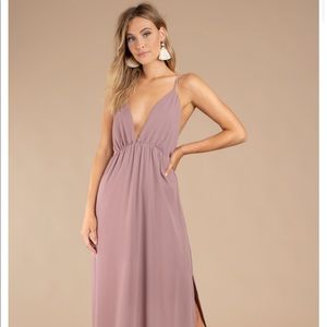 IMAGINE THIS MAUVE MAXI DRESS | TOBI
